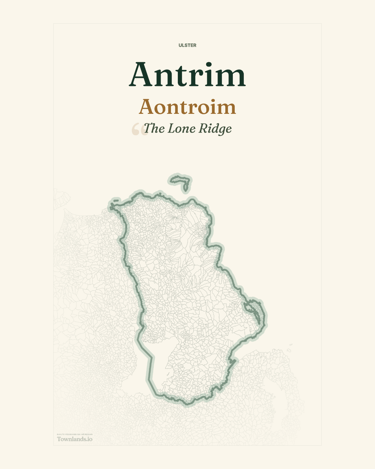 Antrim Framed Print poster proof