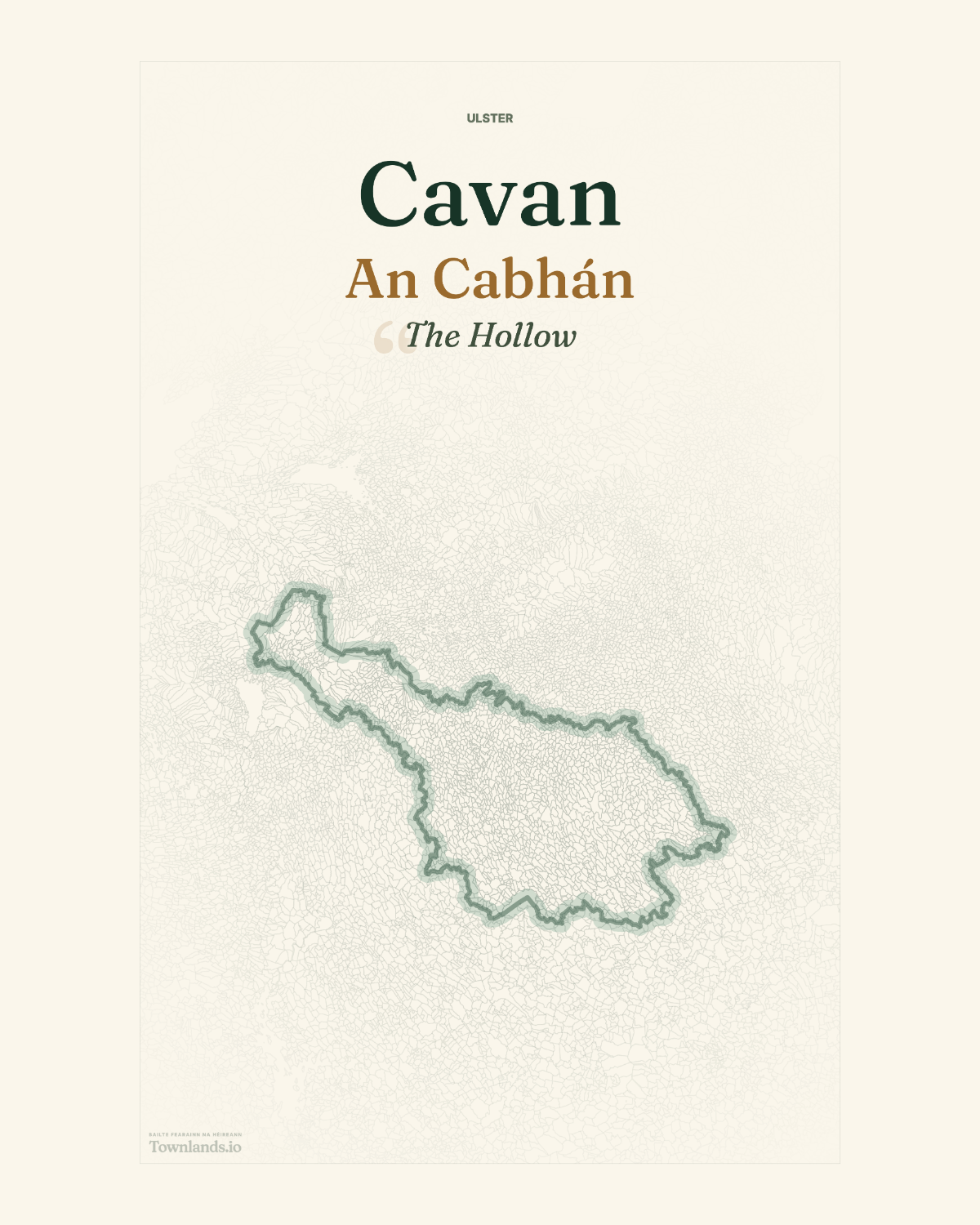 Cavan Framed Print poster proof