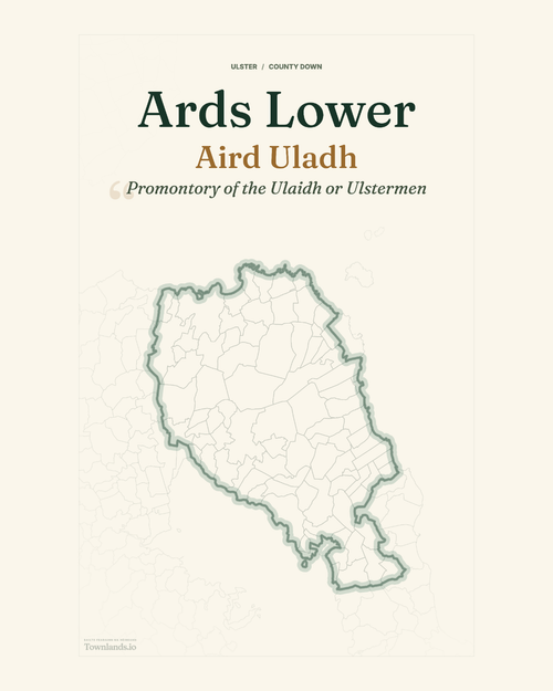 Ards Lower Framed Print poster proof