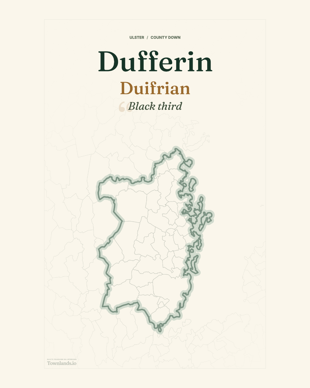 Dufferin Framed Print poster proof