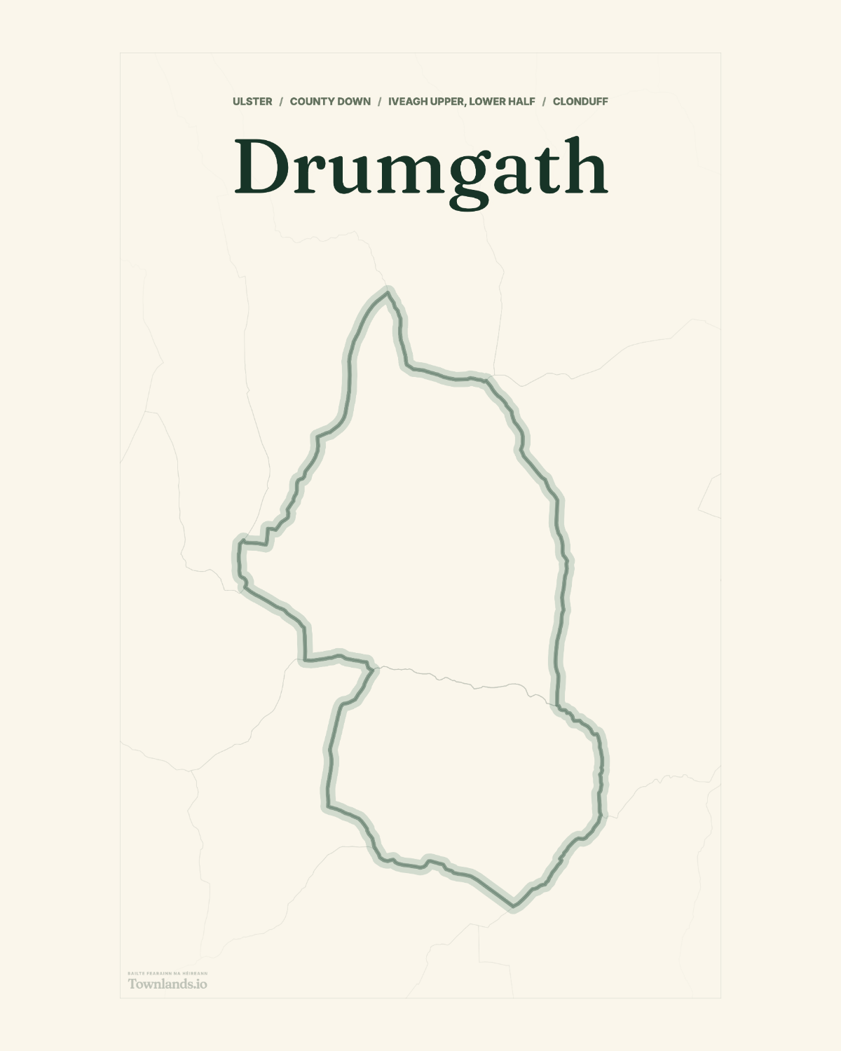 Drumgath Framed Print poster proof
