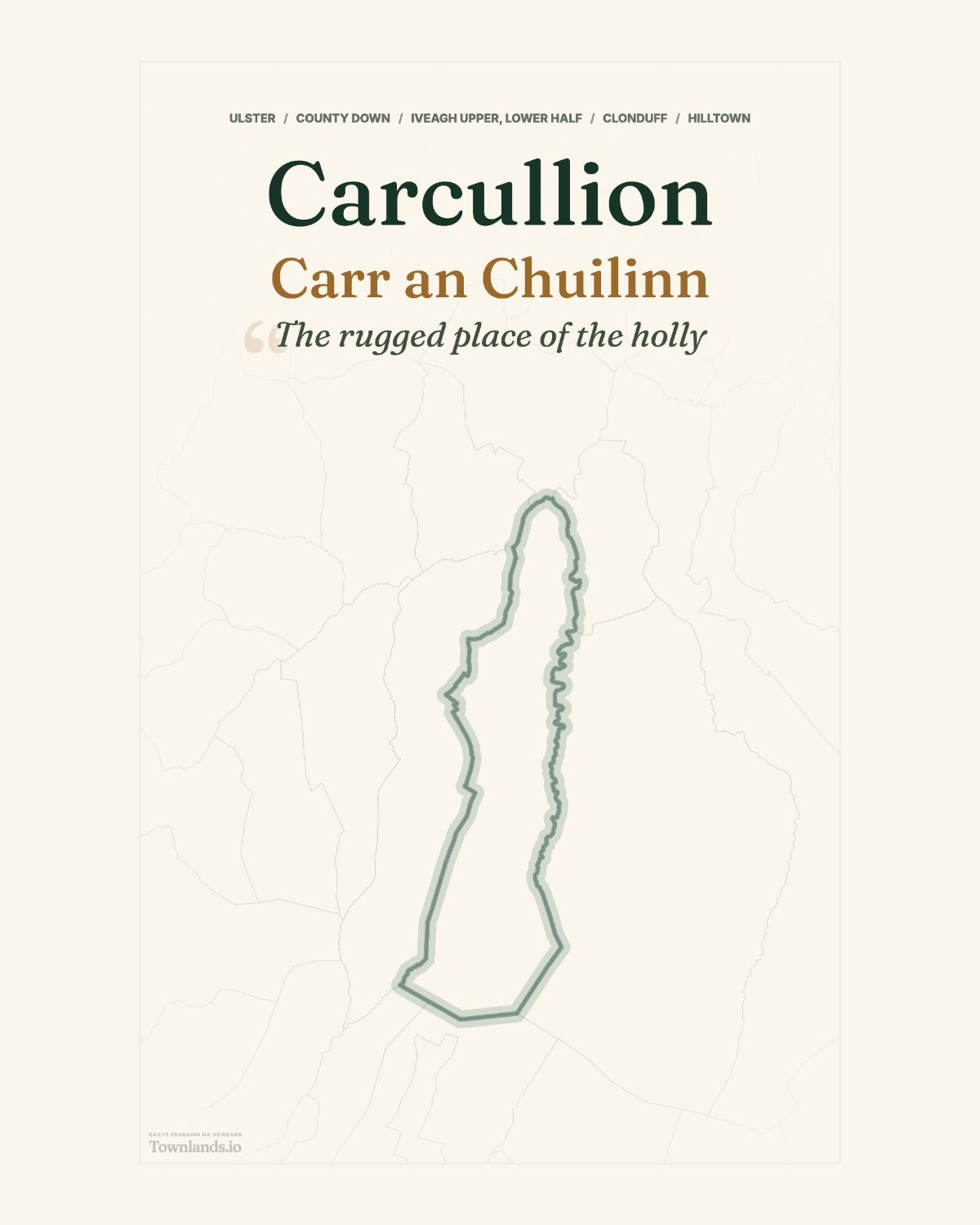 Carcullion Framed Print poster proof