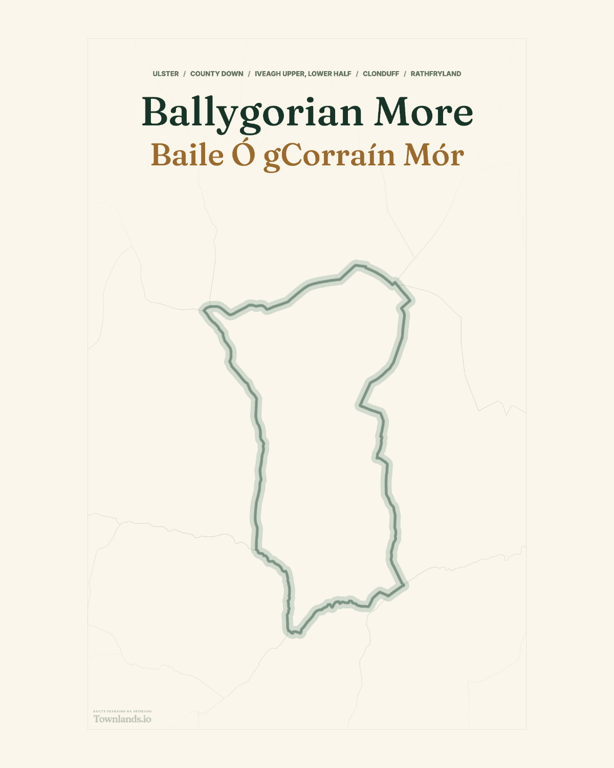 Ballygorian More Framed Print poster proof