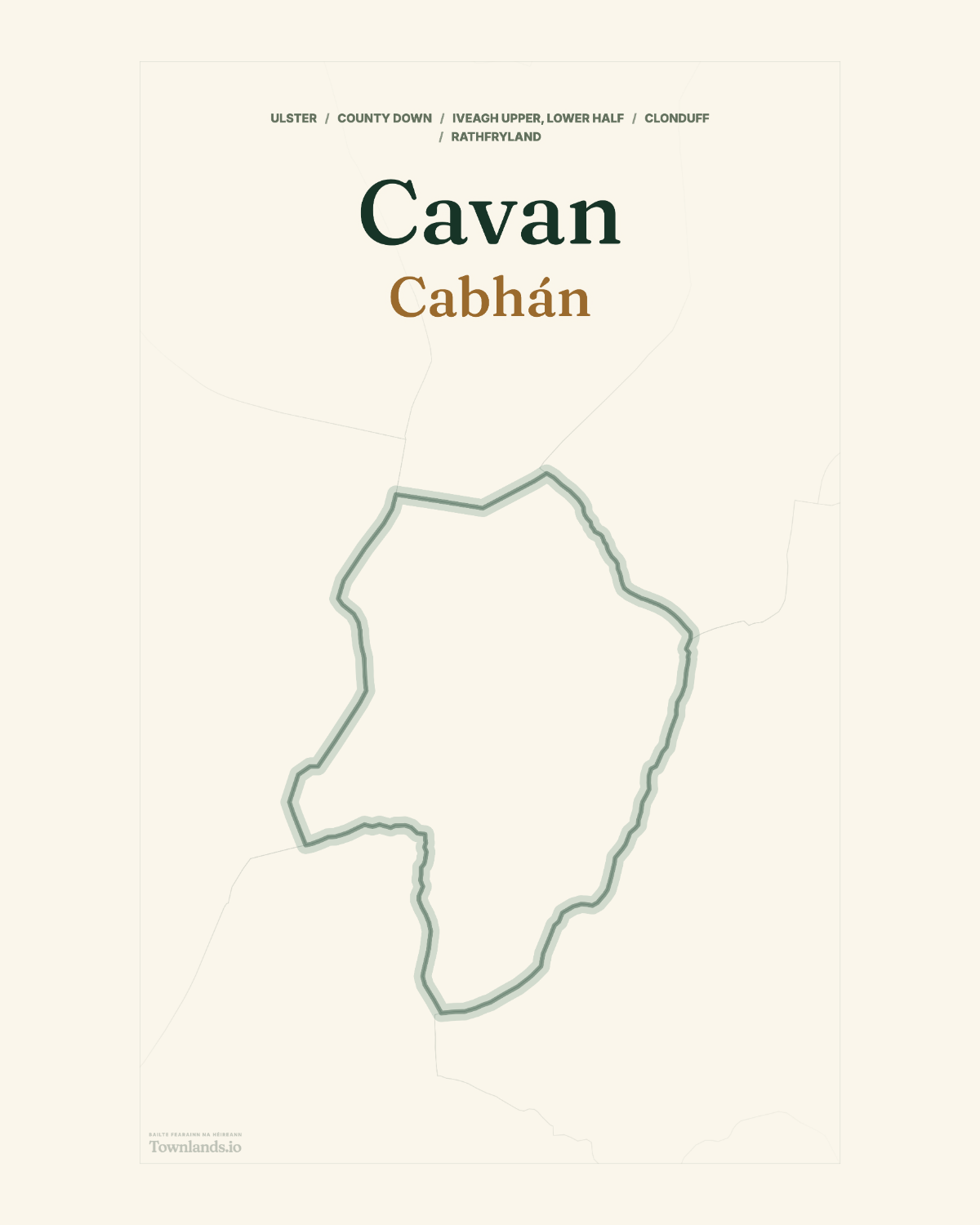 Cavan Framed Print poster proof