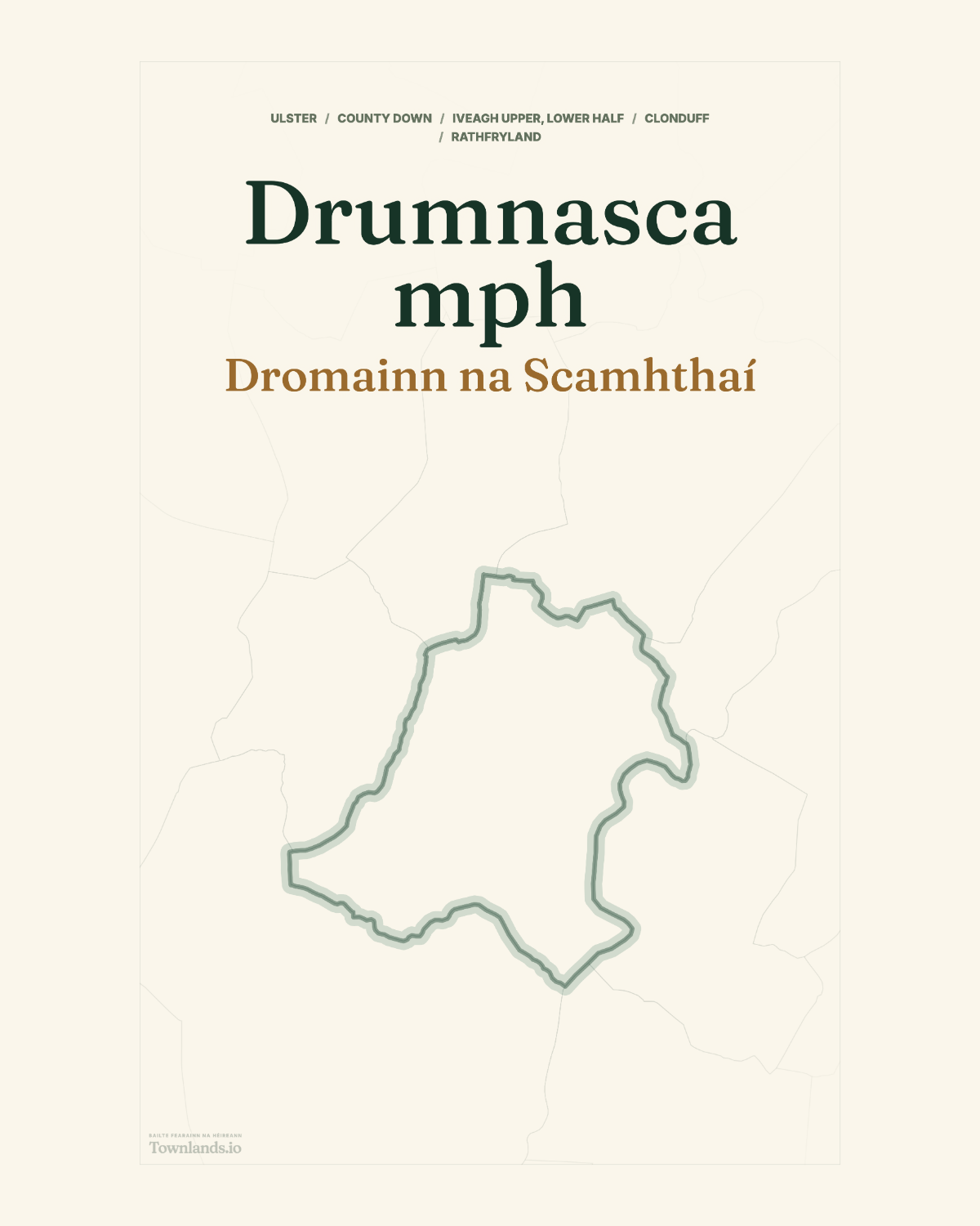Drumnascamph Framed Print poster proof