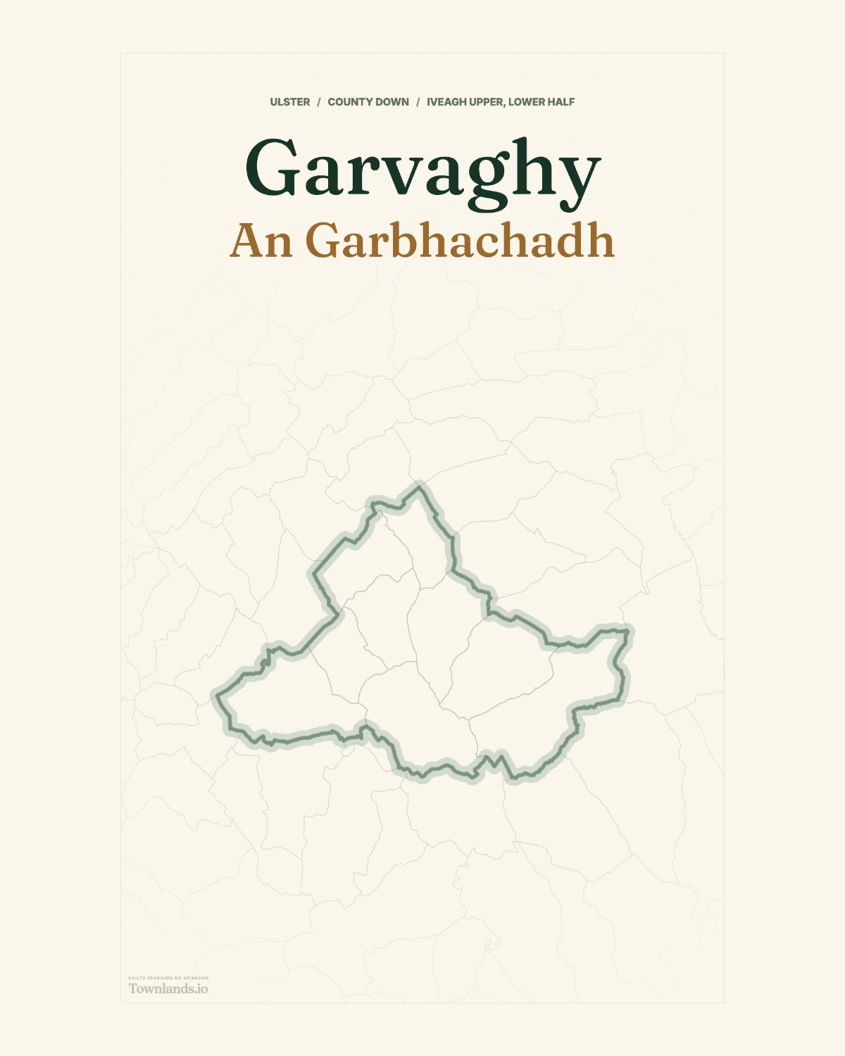 Garvaghy Framed Print poster proof