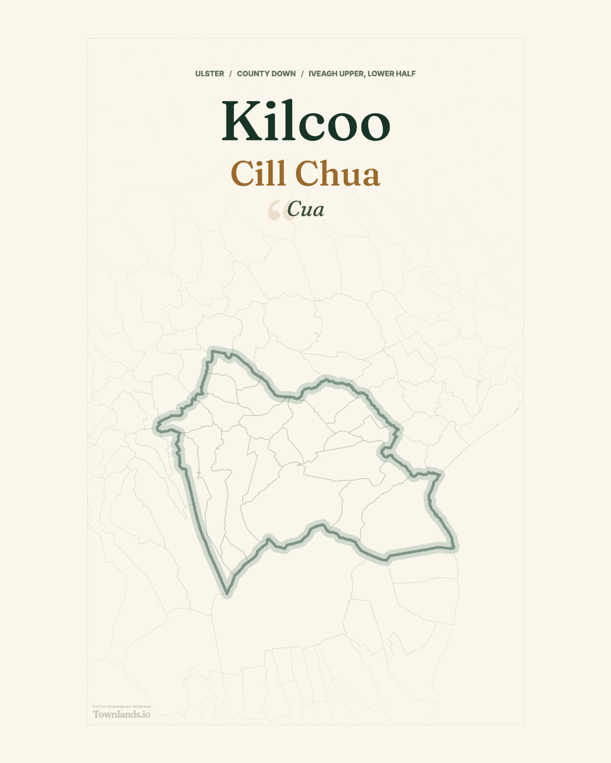 Kilcoo Framed Print poster proof