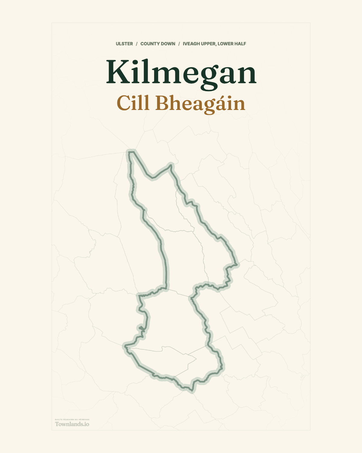 Kilmegan Framed Print poster proof