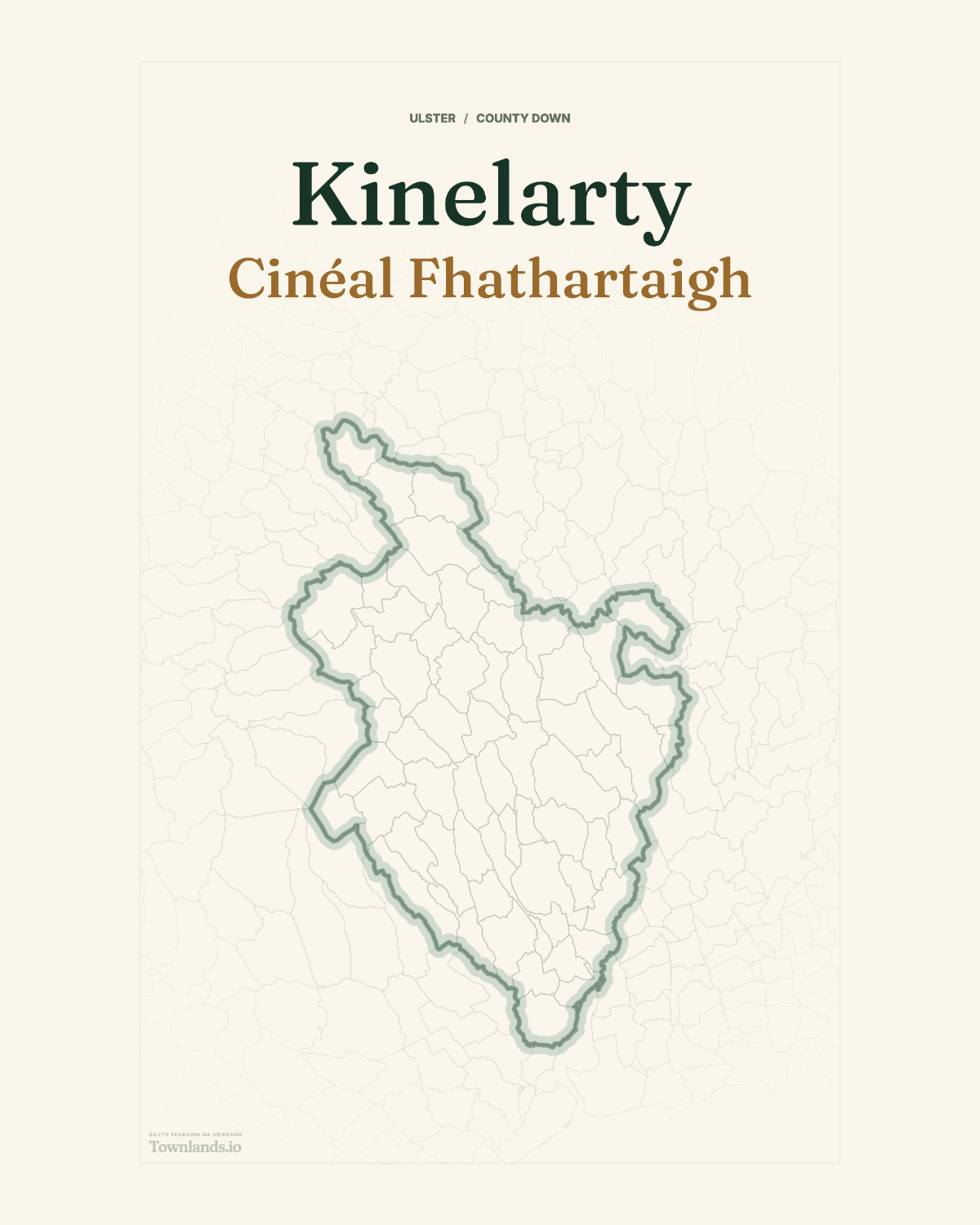 Kinelarty Framed Print poster proof