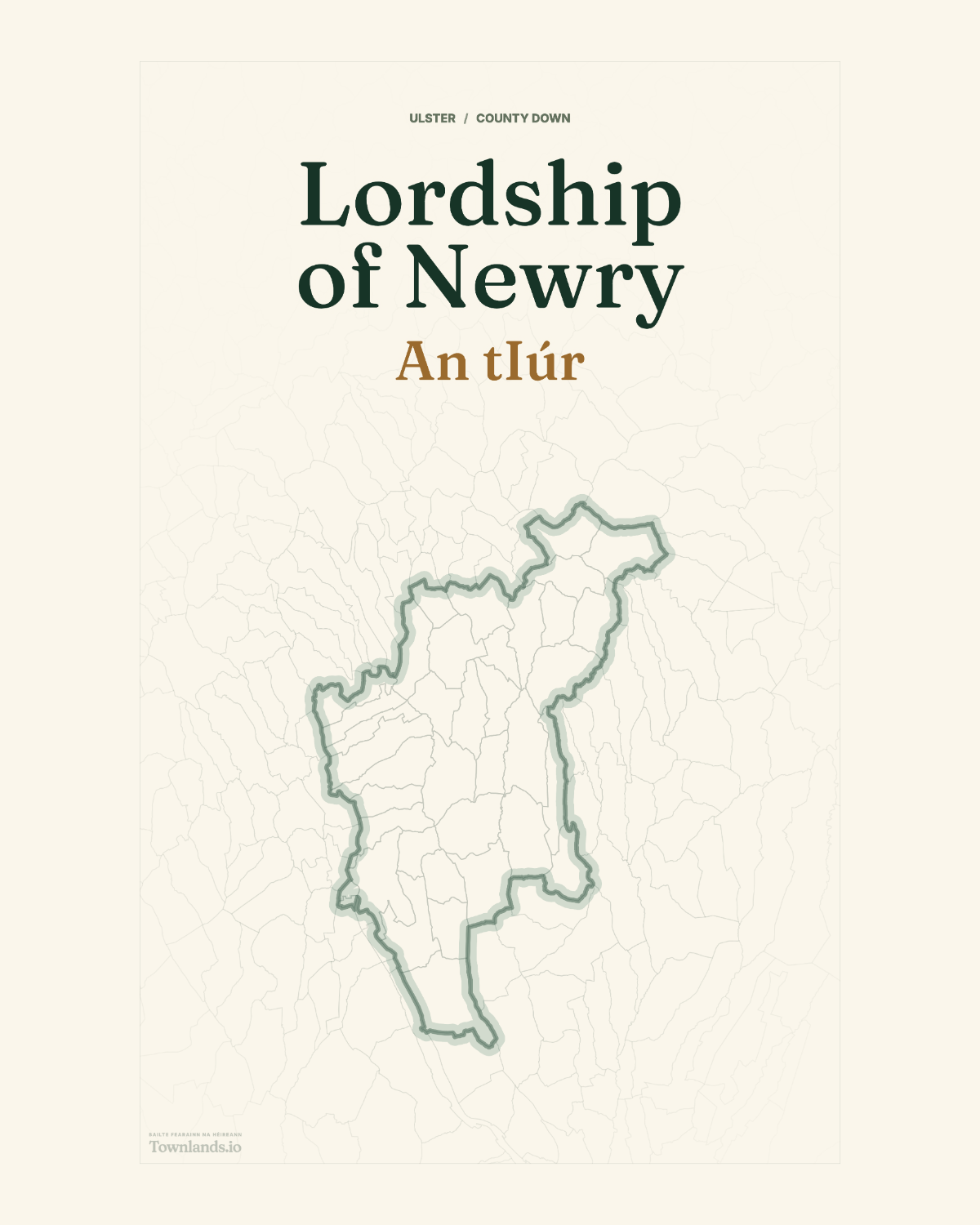 Lordship of Newry Framed Print poster proof