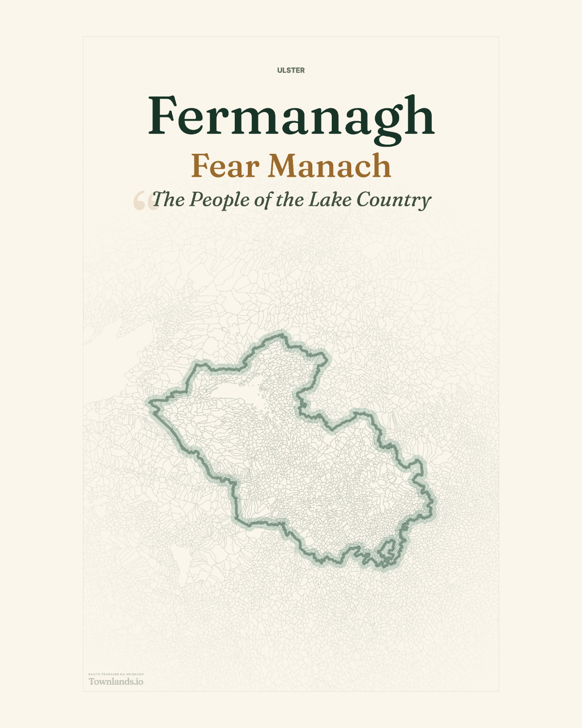 Fermanagh Framed Print poster proof